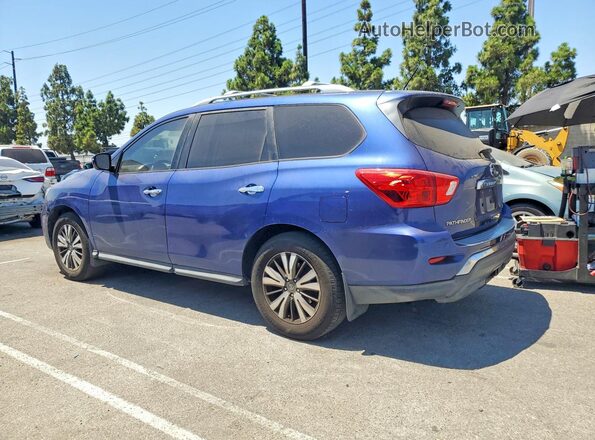 5N1DR2MN1HC666685 2017 NISSAN PATHFINDER Синий Задняя левая четверть