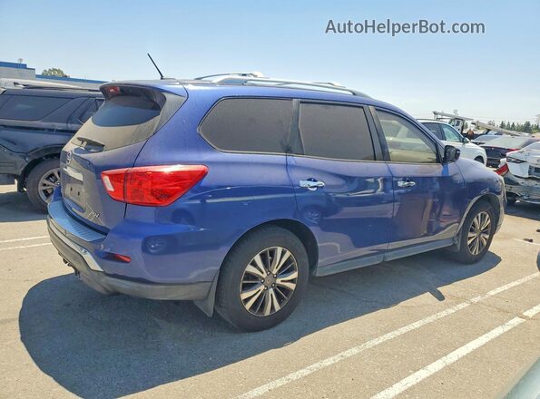 5N1DR2MN1HC666685 2017 NISSAN PATHFINDER Синий Задняя правая четверть