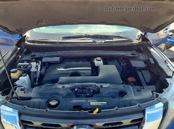 5N1DR2MN1HC675855 2017 NISSAN PATHFINDER Синий Вид подкапотного пространства