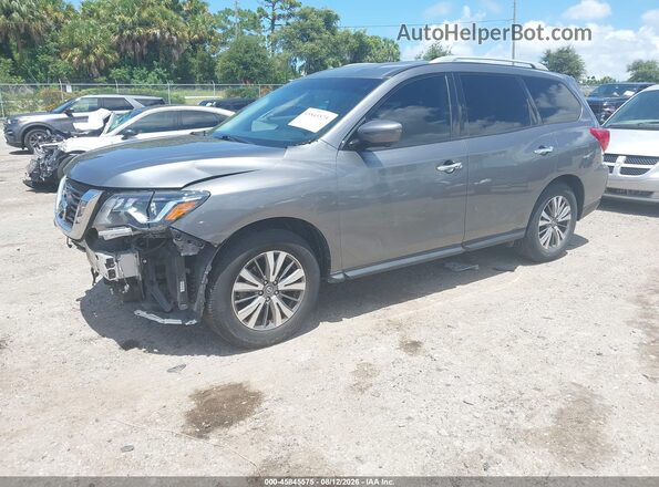 5N1DR2MN1JC622921 2018 NISSAN PATHFINDER Gray Vista tres cuartos delantera izquierda