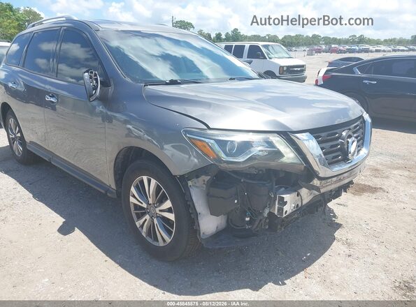 5N1DR2MN1JC622921 2018 NISSAN PATHFINDER Gray 