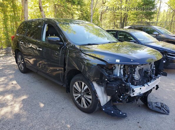 5N1DR2MN1JC628606 2018 NISSAN PATHFINDER Black Передня права чверть