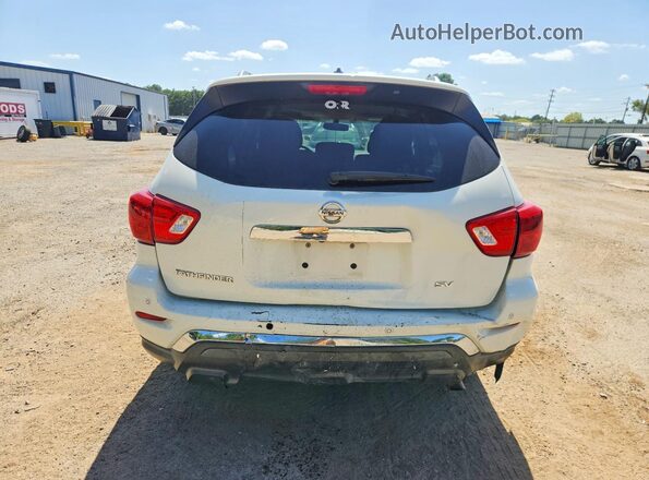 5N1DR2MN2HC600923 2017 NISSAN PATHFINDER White Вид ззаду
