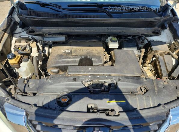 5N1DR2MN2HC600923 2017 NISSAN PATHFINDER White Вид підкапотного простору
