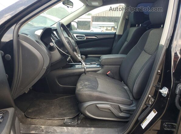 5N1DR2MN2HC901725 2017 NISSAN PATHFINDER Black Front interior view