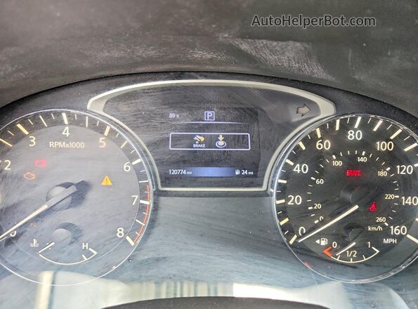 5N1DR2MN2HC901725 2017 NISSAN PATHFINDER Black Instrument cluster view
