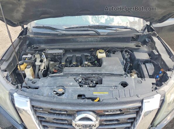 5N1DR2MN2HC901725 2017 NISSAN PATHFINDER Black Engine compartment view