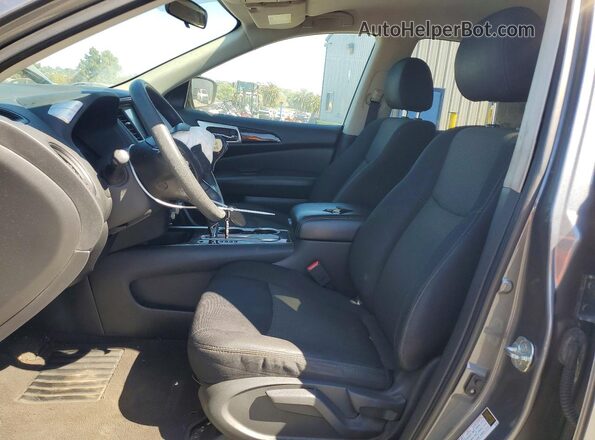 5N1DR2MN2JC620417 2018 NISSAN PATHFINDER Gray Widok wnętrza z przodu