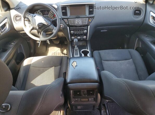 5N1DR2MN2JC620417 2018 NISSAN PATHFINDER Gray Widok deski rozdzielczej