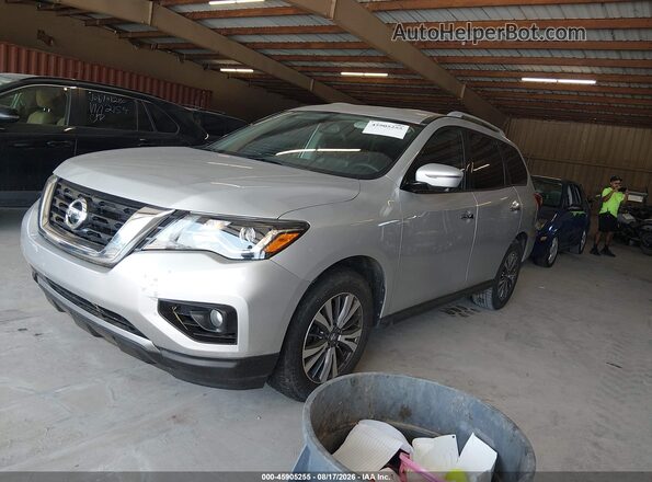 5N1DR2MN2KC627384 2019 NISSAN PATHFINDER Silver Przód lewy