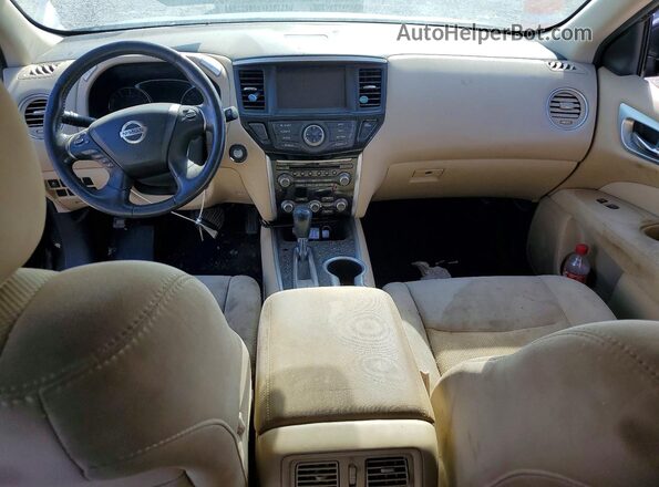 5N1DR2MN3HC609985 2017 NISSAN PATHFINDER Black წინა პანელის ხედი