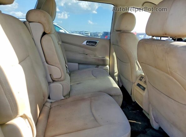 5N1DR2MN3HC609985 2017 NISSAN PATHFINDER Black უკანა სალონის ხედი
