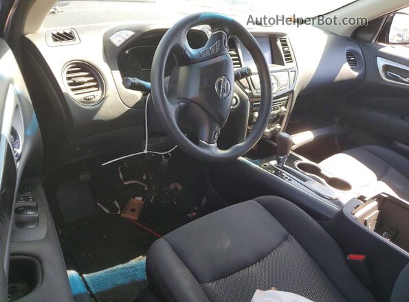 5N1DR2MN3HC628164 2017 NISSAN PATHFINDER Blue Widok deski rozdzielczej