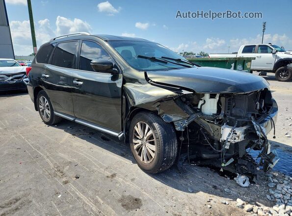 5N1DR2MN3HC640038 2017 NISSAN PATHFINDER Green Передня права чверть