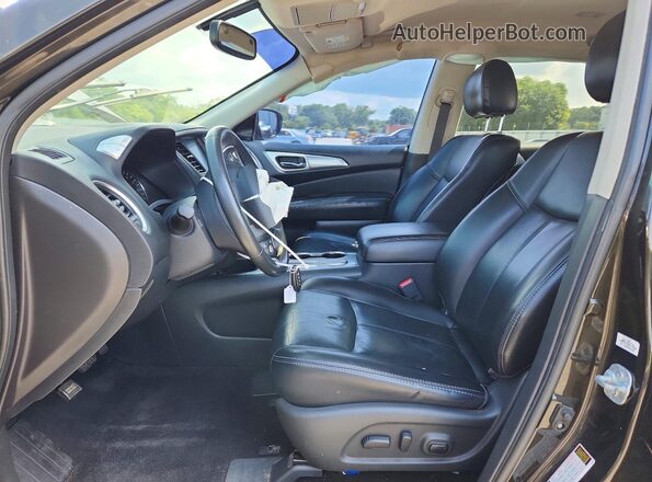 5N1DR2MN3HC640038 2017 NISSAN PATHFINDER Green Вид салону спереду