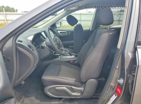 5N1DR2MN3HC643344 2017 NISSAN PATHFINDER Gray Front interior view