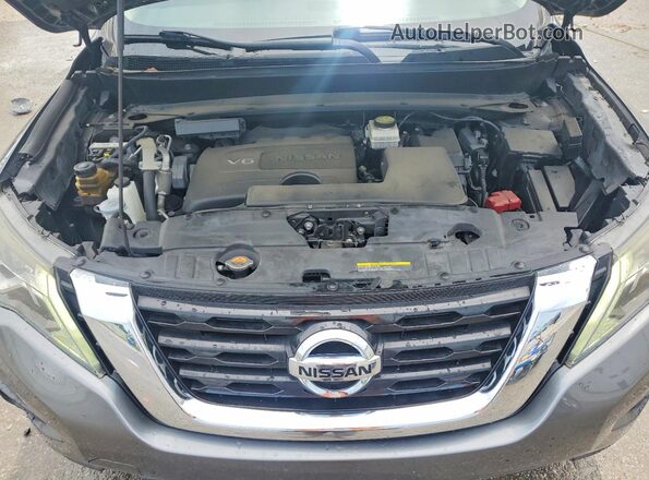 5N1DR2MN3HC643344 2017 NISSAN PATHFINDER Gray Engine compartment view