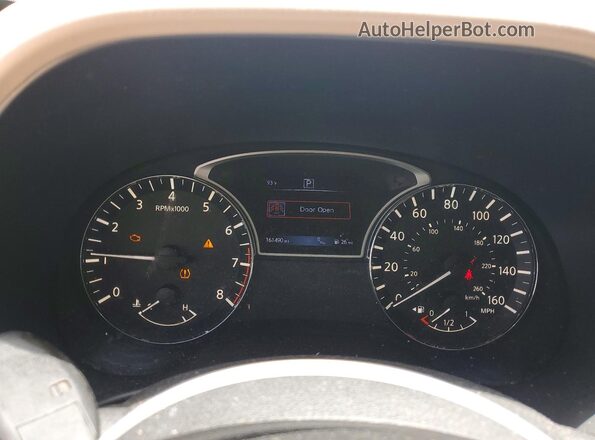 5N1DR2MN3HC661312 2017 NISSAN PATHFINDER White Instrument cluster view