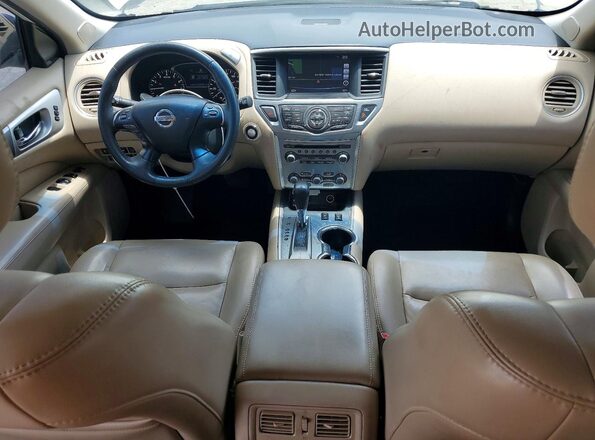 5N1DR2MN3HC661312 2017 NISSAN PATHFINDER White Dashboard view