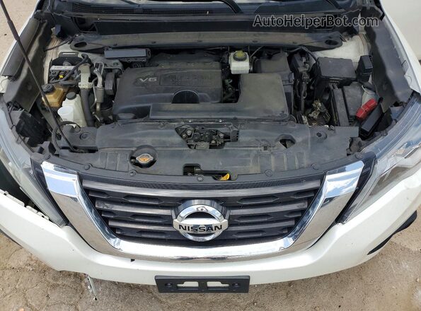 5N1DR2MN3HC661312 2017 NISSAN PATHFINDER White Engine compartment view