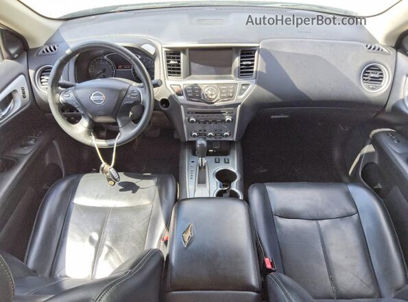 5N1DR2MN3JC610558 2018 NISSAN PATHFINDER Белый Вид панели приборов