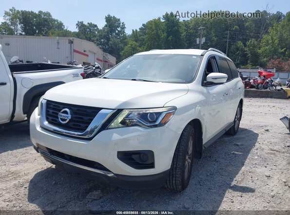 5N1DR2MN3JC657816 2018 NISSAN PATHFINDER White წინა მარცხენა ხედი სამი მეოთხედიდან