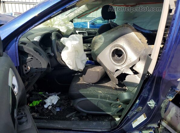 5N1DR2MN3JC677581 2018 NISSAN PATHFINDER Синий Вид салона спереди