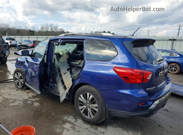 5N1DR2MN3JC677581 2018 NISSAN PATHFINDER Синий Задняя левая четверть