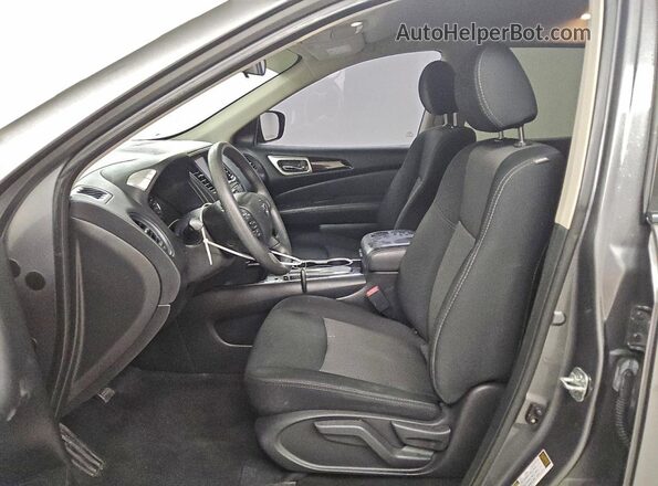 5N1DR2MN3KC646865 2019 NISSAN PATHFINDER Gray Vista interior delantera