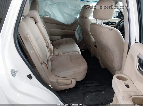 5N1DR2MN4HC610532 2017 NISSAN PATHFINDER White VIN sticker view