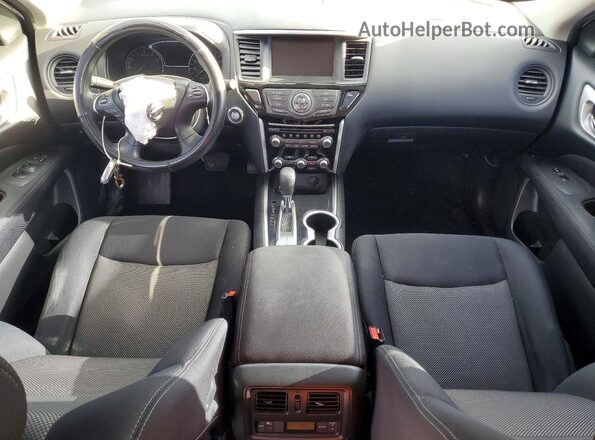 5N1DR2MN4HC629551 2017 NISSAN PATHFINDER Silver Вид панелі приладів