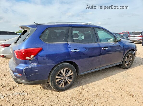 5N1DR2MN4HC664901 2017 NISSAN PATHFINDER Синий Задняя правая четверть