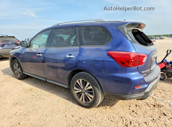 5N1DR2MN4HC664901 2017 NISSAN PATHFINDER Синий Задняя левая четверть