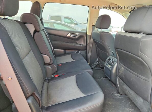 5N1DR2MN4HC664901 2017 NISSAN PATHFINDER Синий Вид задней части салона