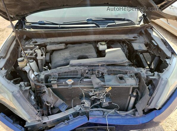5N1DR2MN4HC664901 2017 NISSAN PATHFINDER Синий Вид подкапотного пространства