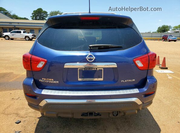 5N1DR2MN4HC670312 2017 NISSAN PATHFINDER Blue Vista trasera
