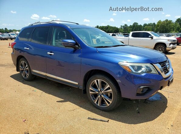 5N1DR2MN4HC670312 2017 NISSAN PATHFINDER Blue Delantero derecho