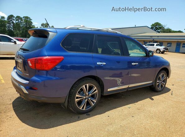 5N1DR2MN4HC670312 2017 NISSAN PATHFINDER Blue Trasero derecho