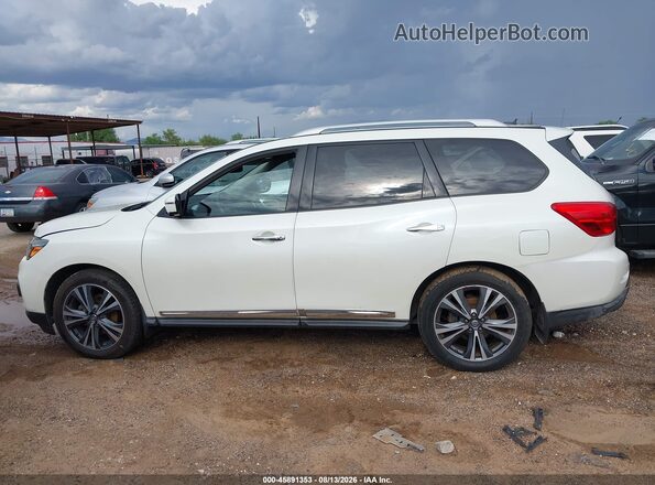 5N1DR2MN4HC675672 2017 NISSAN PATHFINDER Белый Панорамный вид салона 360°