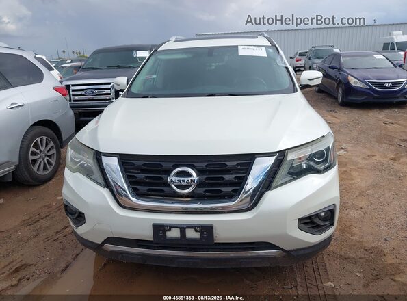 5N1DR2MN4HC675672 2017 NISSAN PATHFINDER Белый Вид щитка приборов