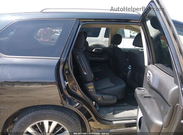 5N1DR2MN4JC607300 2018 NISSAN PATHFINDER Black Vista de la etiqueta del VIN