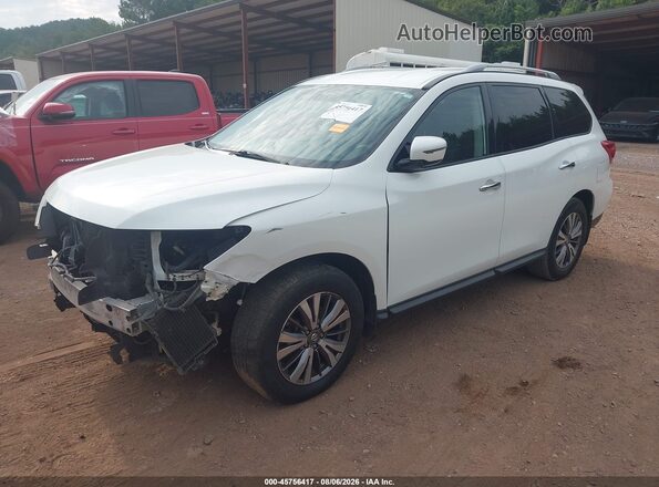 5N1DR2MN4JC645660 2018 NISSAN PATHFINDER White Przód lewy