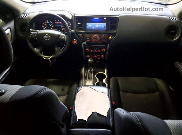 5N1DR2MN4KC628567 2019 NISSAN PATHFINDER Серебряный Вид панели приборов