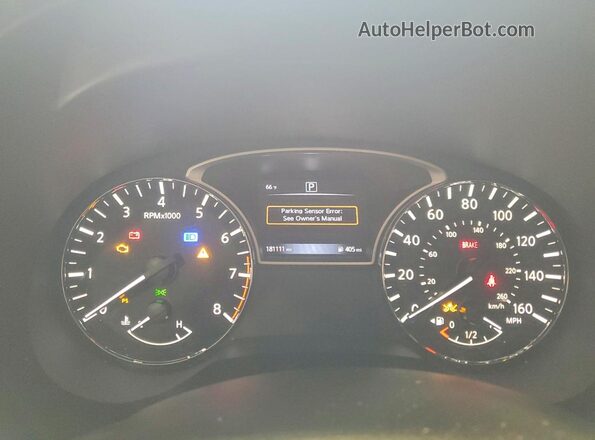 5N1DR2MN4KC628567 2019 NISSAN PATHFINDER Серебряный Вид щитка приборов