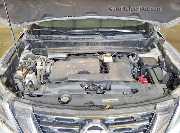 5N1DR2MN4KC628567 2019 NISSAN PATHFINDER Серебряный Вид подкапотного пространства