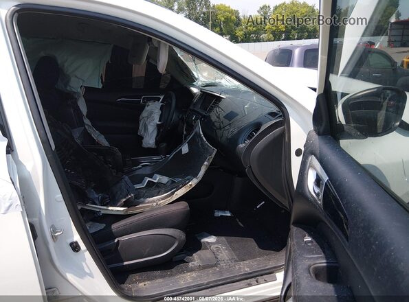 5N1DR2MN4KC646924 2019 NISSAN PATHFINDER Белый Вид салона спереди