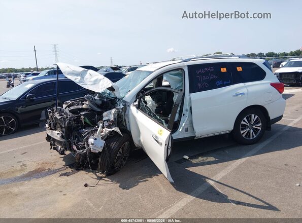 5N1DR2MN4KC646924 2019 NISSAN PATHFINDER Белый Вид спереди