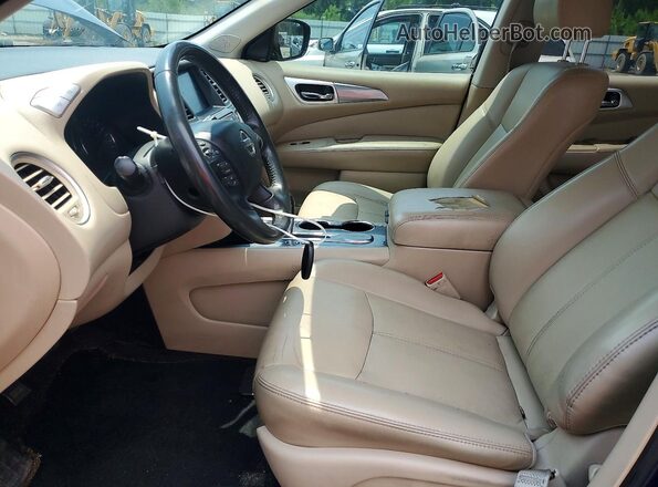5N1DR2MN5HC608725 2017 NISSAN PATHFINDER Blue წინა სალონის ხედი