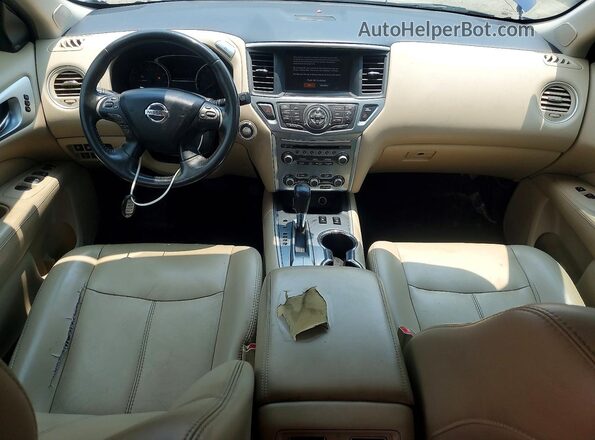 5N1DR2MN5HC608725 2017 NISSAN PATHFINDER Blue წინა პანელის ხედი