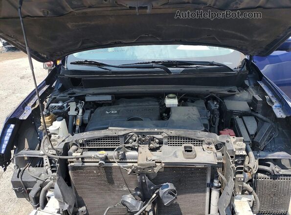 5N1DR2MN5HC608725 2017 NISSAN PATHFINDER Blue ძრავის განყოფილების ხედი